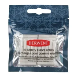 Patteripyyhekumin vaihtokumit 30kpl Derwent