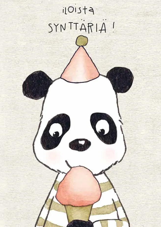 Postikortti Henna Adel - Panda