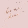 Postikortti Kalligrafiastudio - Hei moi ihana