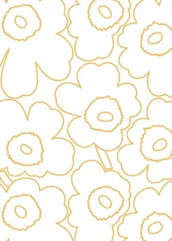 Postikortti Marimekko - Piirtounikko valkoinen kulta
