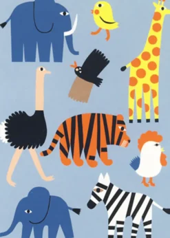 Postikortti Marimekko - Tiikoni vaaleansininen