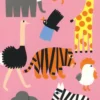 Postikortti Marimekko - Tiikoni vaaleanpunainen