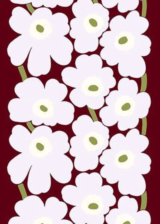 Postikortti Marimekko - Unikko ruosteenpunainen