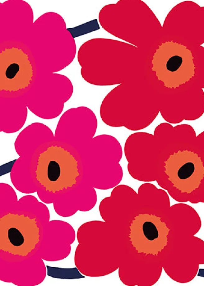 Postikortti Marimekko - Unikko punainen