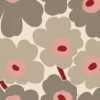 Postikortti Marimekko - Unikko beige-vaaleanpunainen