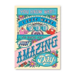 Postikortti Ohh Deer - Most Amazing Day