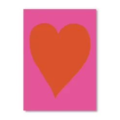 Postikortti Ohh Deer - Neon Heart
