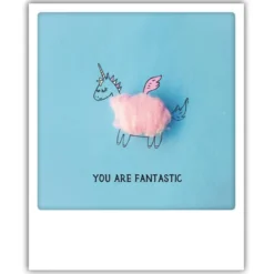 Postikortti Pickmotion - You are fantastic, yksisarvinen