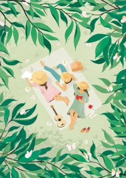 Postikortti Polka Paper - Picnic