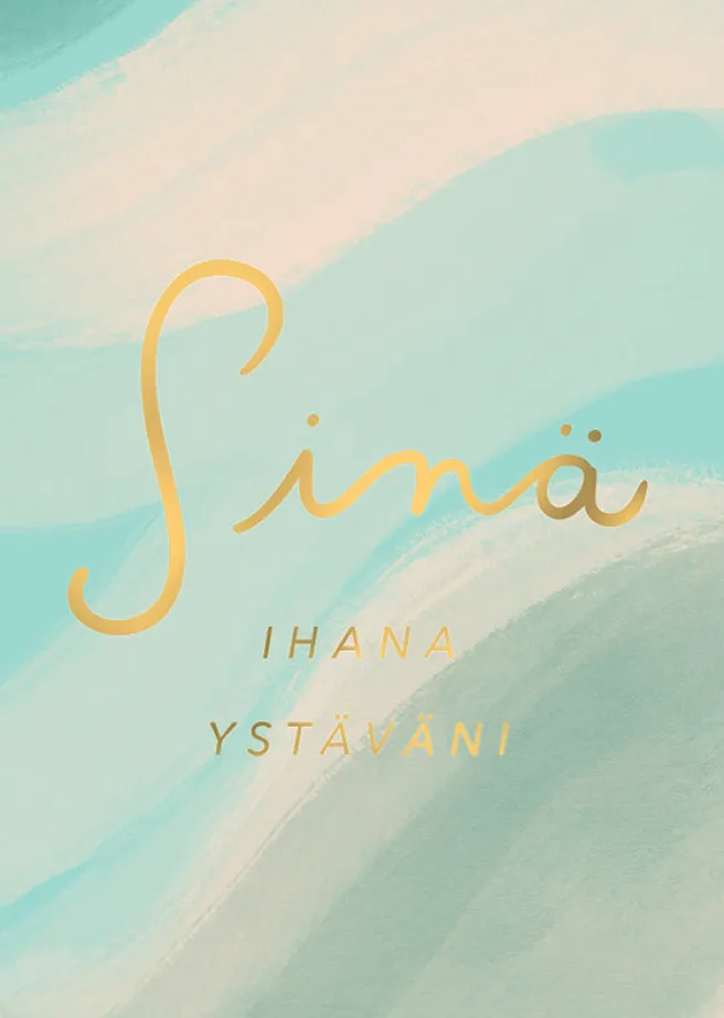 Postikortti Putinki Letters - Sinä ihana ystäväni