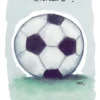 Postikortti Sari's Artwork - Jalkapallo, onnea