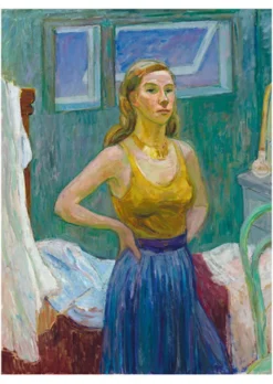 Postikortti Tove Jansson - Omakuva