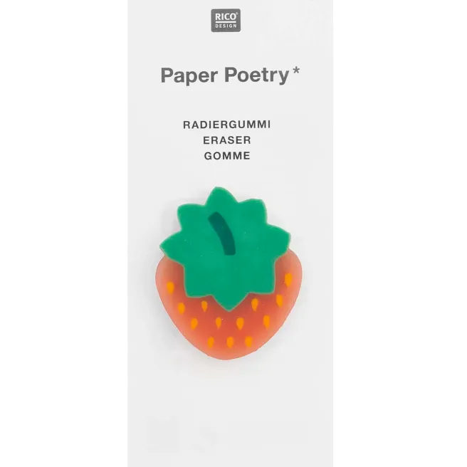 Pyyhekumi Paper Poetry - Strawberry