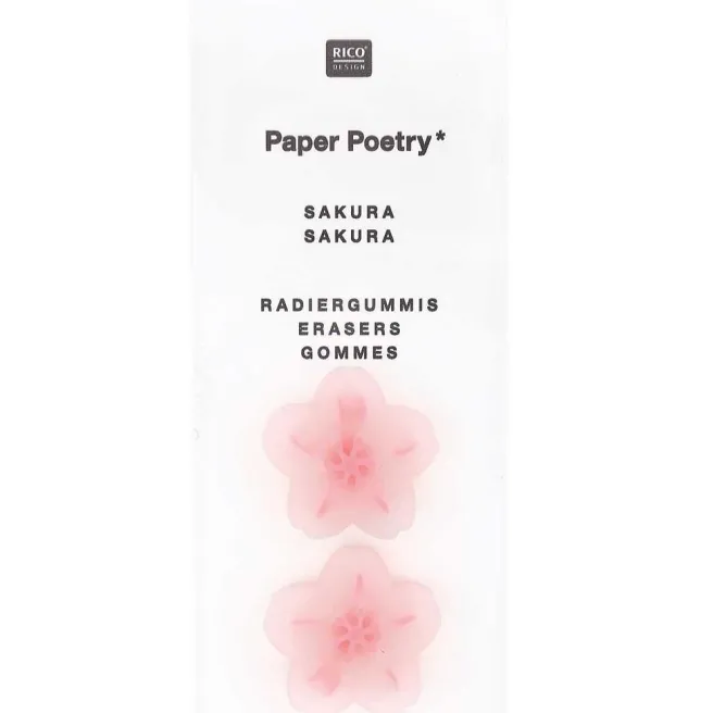 Pyyhekumit Paper Poetry - Sakura