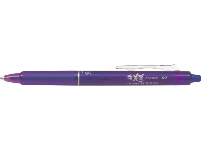Pyyhittävä mustekynä Pilot - Frixion Ball Clicker 0,7 violet