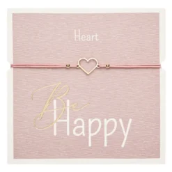 Rannekoru HCA Be Happy - Heart, gold