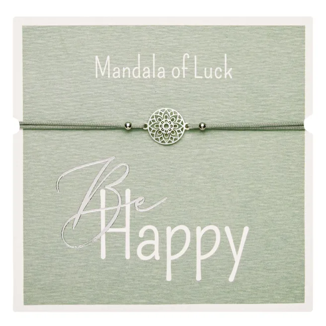 Rannekoru HCA Be Happy - Mandala of luck, silver