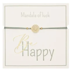 Rannekoru HCA Be Happy - Mandala of luck, gold