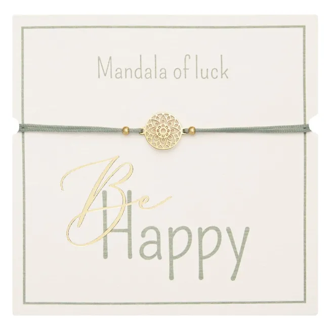 Rannekoru HCA Be Happy - Mandala of luck, gold