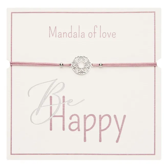 Rannekoru HCA Be Happy - Mandala of love, silver