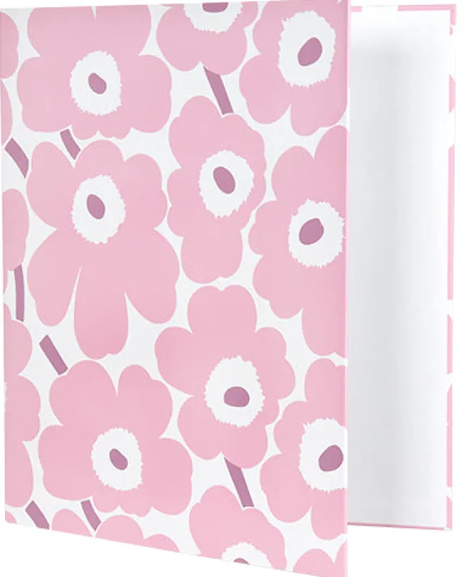Rengaskansio Marimekko - Unikko vaaleanpunainen