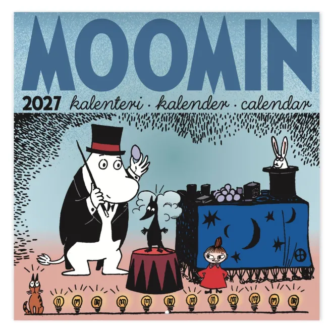 Seinäkalenteri 20x20 2027 Putinki Muumi