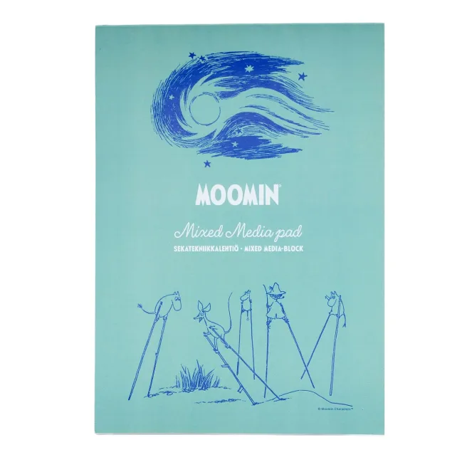 Sekatekniikkalehtiö Muumi A4 240g