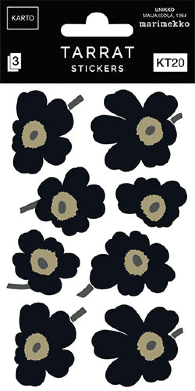 Tarra Marimekko - Unikko musta