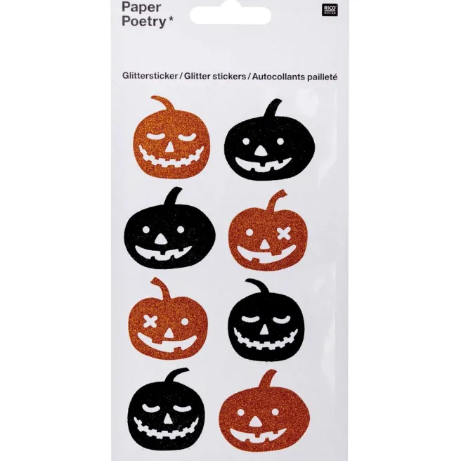 Tarrasetti Paper Poetry - Glitter Kurpitsat