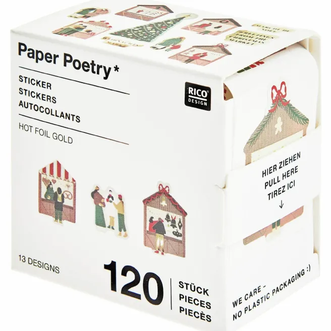 Tarrasetti Paper Poetry - Joulumarkkinat