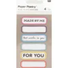 Tarrasetti Paper Poetry - Labels Multicolor