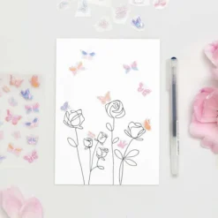 Tarrasetti Paper Poetry - La Vie en Rose, Butterflies
