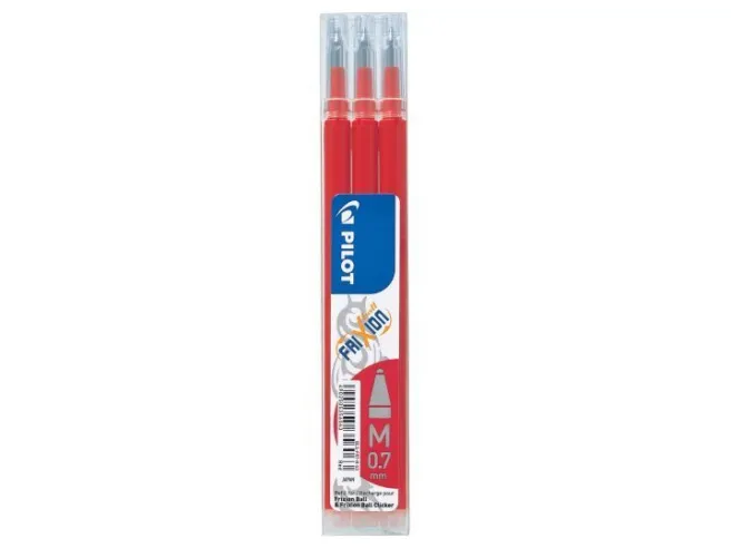 Täyttöpakkaus Pilot - Frixion 3 kpl 0,7 red