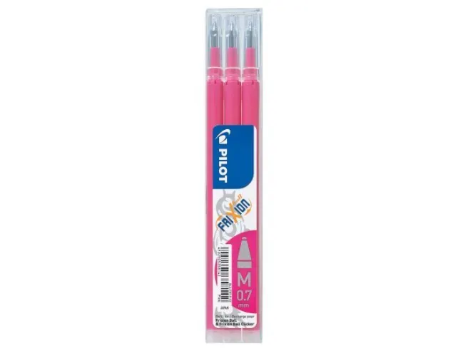 Täyttöpakkaus Pilot - Frixion 3 kpl 0,7 pink