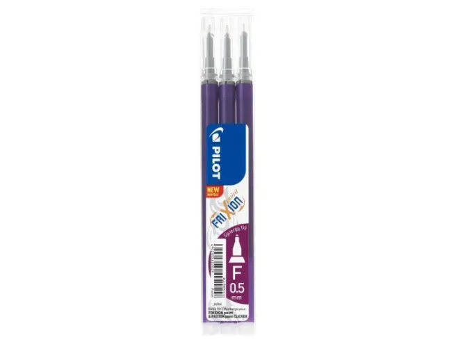 Täyttöpakkaus Pilot - Frixion Point 3 kpl 0,5 violet