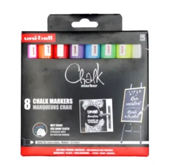 Uni Chalk 8 kpl liitutaulutussi PWE-5M 1,8 - 2,5 mm
