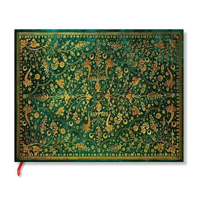 Vieraskirja Paperblanks - Emerald Flower
