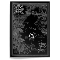 Vihko A5 Muumi - Kartta musta