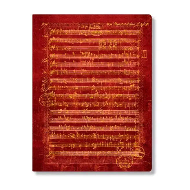 Vihko A4 Paperblanks - Mozart, the Hunt, nuottiviivasto
