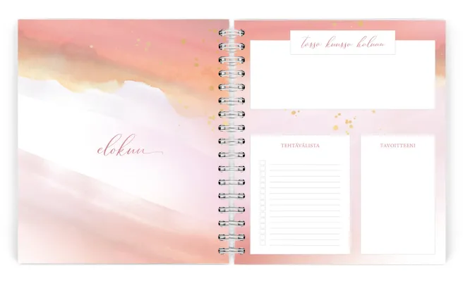 Viikkopäivyri 19x23 cm 2027 Putinki Life Planner