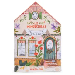 Värityskirja tarroilla Moulin Roty - Minouchkas
